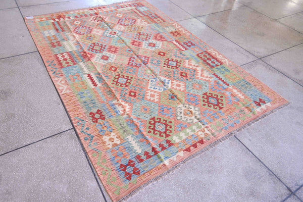 Natural Dye Wool Kelim - D2004