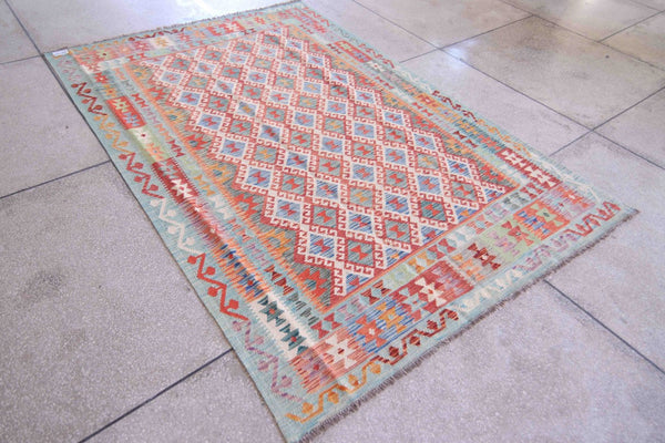 Natural Dye Wool Kelim - D2011